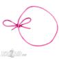 Preview: Reißfeste 50cm Schnur in pink zum befestigen von Tibet Bells und anderen Biker-Bells