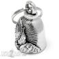 Mobile Preview: Bravo Bell With Praying Hands And Rosary Motorcycle Bell Lucky Charm Gift
