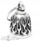 Preview: Hot Flames Biker-Bell Fire Lucky Charm Motorcyclist Gift Lucky Bell