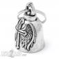 Mobile Preview: Biker-Bell With Winged Cross Motorcycle Lucky Charm Bell Gift Bravo Bell