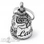 Preview: Lady Rider Biker-Bell Decorated With Roses Lucky Bell For Female Motorcyclist