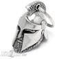 Preview: 300 Spartan Biker-Bell Warrior With Helmet And Beard Motorcyclist Lucky Charm