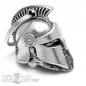 Preview: 300 Spartan Biker-Bell Warrior With Helmet And Beard Motorcyclist Lucky Charm