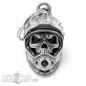 Preview: 3D MX Biker-Bell Skull mit Motocross-Helm Glücksbringer Motorrad Glocke Geschenk