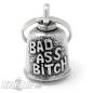 Preview: Bad Ass Bitch Biker-Bell für Motorradfahrerinnen Glücksbringer Glocke Gremlin Bell