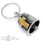 Preview: Gremlin Bell With Gold Glitter Cross Motorcycle Lucky Charm Bell Gift