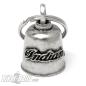 Preview: Indian Motorcycle Biker-Bell mit Indianerkopf Motorrad-Glocke Glücksbringer Bell