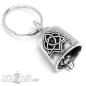 Preview: Gremlin Bell With Celtic Knot Heart Motorcyclist Lucky Charm Bells