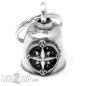 Preview: Wegweiser Biker-Bell mit Windrose Himmelsrichtungen Kompass Motorrad Glücksbringer Preview: Wegweiser Biker-Bell mit Windrose Himmelsrichtungen Kompass Motorrad Glücksbringer