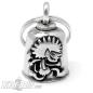 Preview: Biker-Bell mit kleinem Kobold Gremlin Bell Logo Motorrad Glücksbringer Geschenk Preview: Biker-Bell mit kleinem Kobold Gremlin Bell Logo Motorrad Glücksbringer Geschenk