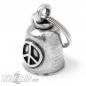 Preview: Biker-Bell With Peace Sign Peace Gremlin Bell Motorcycle Lucky Charm Bell