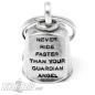 Preview: "Never Ride Faster Than Your Guardian Angel" Guardian Angel Gremlin Bell Gift