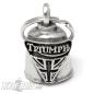 Preview: Glücksbringer Biker-Bell für Triumph Motorräder Glücksglocke Geschenk Gremlin Bell