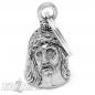 Preview: Guardian Bell Jesus with Crown Of Thorns And Cross Motorcyclist Guardian Angel Bell