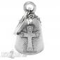 Preview: Guardian Bell Jesus with Crown Of Thorns And Cross Motorcyclist Guardian Angel Bell