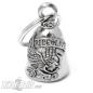 Preview: Guardian Bell Eagle with Live To Ride Banner in his Beak Motorcycle Bell Gift