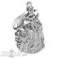 Preview: Totenkopf Guardian Bell mit aufgereihten Knochen Woodoo Skulls Schutz-Glöckchen Preview: Totenkopf Guardian Bell mit aufgereihten Knochen Woodoo Skulls Schutz-Glöckchen