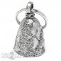 Preview: Wolf Guardian Bell With Full Moon And Coniferous Trees Motorcyclist Lucky Charm Bell