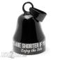 Preview: "Journeys Are Shorter If You Ride Fast, Enjoy The Ride" schwarze Mot Roll Glocke Preview: "Journeys Are Shorter If You Ride Fast, Enjoy The Ride" schwarze Mot Roll Glocke