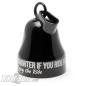 Preview: "Journeys Are Shorter If You Ride Fast, Enjoy The Ride" schwarze Mot Roll Glocke Preview: "Journeys Are Shorter If You Ride Fast, Enjoy The Ride" schwarze Mot Roll Glocke