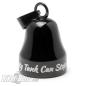 Preview: "Only An Empty Tank Can Stop Me" Black Mot Roll Motorcycle Bell Lucky Charm