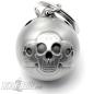 Preview: Ryder Ball With 3 Skulls Skull Biker-Bell Ball Biker Lucky Charm Gift