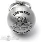 Preview: Live To Ride With Biker On Motorcycle Ryder Ball Protection Bell Biker-Bell Gift