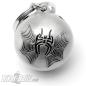 Preview: Ryder Ball With Spider In Spider Web Ball Biker-Bell Motorcycle Lucky Charm Bell