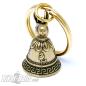 Preview: Mini Glocke mit chinesischem Sternzeichen Hase Glücksbringer Messing Tibet Bell