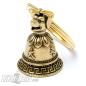 Preview: Small Tibetan Bell with Dog Decorated Lucky Charm Brass Tibet Bell