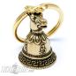 Preview: Small Tibetan Bell with Horse Decorated Brass Lucky Charm Tibet Bell