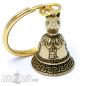 Preview: Small Tibetan Bell with Rat Decorated Brass Lucky Charm Tibet Bell