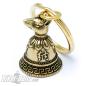 Preview: Small Tibetan Bell with Rat Decorated Brass Lucky Charm Tibet Bell