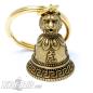 Preview: Small Tibetan Bell with Tiger Decorated Brass Lucky Charm Tibet Bell