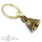 Preview: Small Tibetan Bell with Tiger Decorated Brass Lucky Charm Tibet Bell
