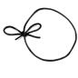 Preview: Tear-resistant 50cm cord in black to attach Tibet Bells and other biker bells