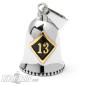 Preview: Lucky 13 Biker-Bell Stainless Steel Silver & Gold Motorcycle Lucky Charm Bell Preview: Lucky 13 Biker-Bell Stainless Steel Silver & Gold Motorcycle Lucky Charm Bell