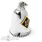 Preview: Lucky 13 Biker-Bell Stainless Steel Silver & Gold Motorcycle Lucky Charm Bell