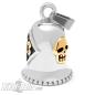 Preview: Biker-Bell mit goldener 13 Glücksbringer Glückszahl Edelstahl Motorrad-Glöckchen Preview: Biker-Bell mit goldener 13 Glücksbringer Glückszahl Edelstahl Motorrad-Glöckchen