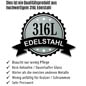Mobile Preview: Live to Ride Biker-Bell mit goldenem Totenkopf aus Edelstahl Glücksbringer Glocke