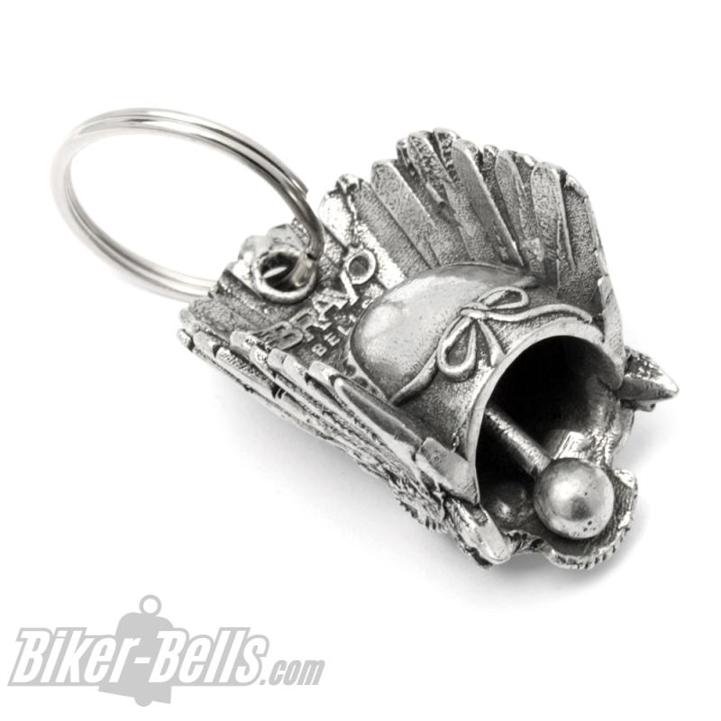 Preview: 3D Indian Skull Biker-Bell Chief Skull Motorcycle Bell Ride Bell Gift