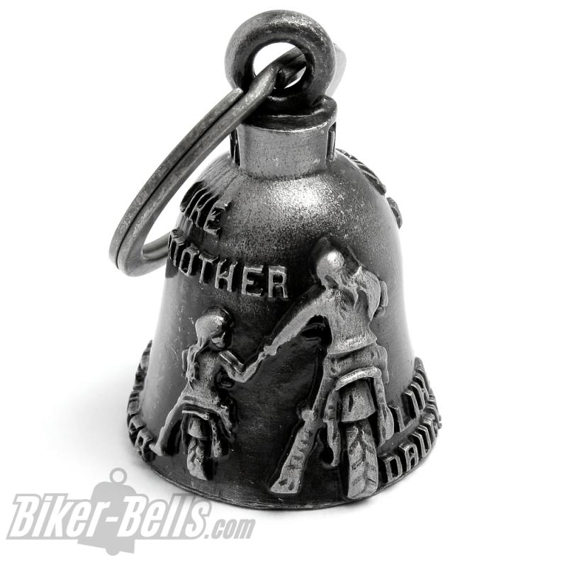 Like Mother Like Daughter Biker-Bell Muttertag Geschenk Motorradfahrerin Glocke