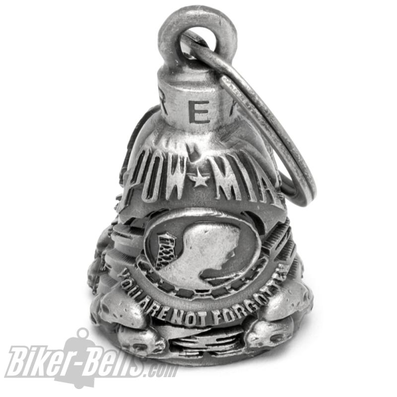 POW/MIA Biker Bell Remembrance of Prisoners and Missing US Soldiers Gift Idea