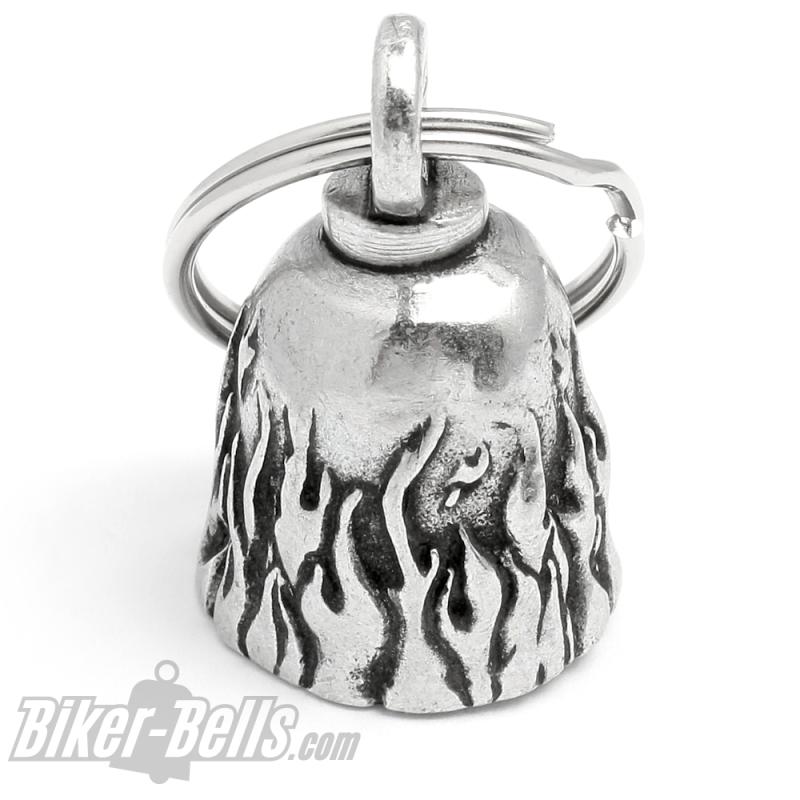 Feurer Gremlin Bell lodernde Flammen Motorradfahrer Glücksbringer Biker Geschenk