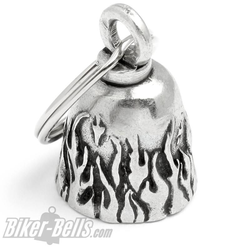Preview: Feurer Gremlin Bell lodernde Flammen Motorradfahrer Glücksbringer Biker Geschenk