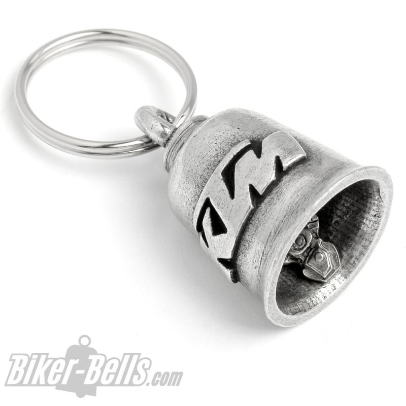 thumbnail image 2 of Freight Train Guardian Bell – Motorcycle Gremlin Bell – Fits Harley, Luck Charm 2 of 3