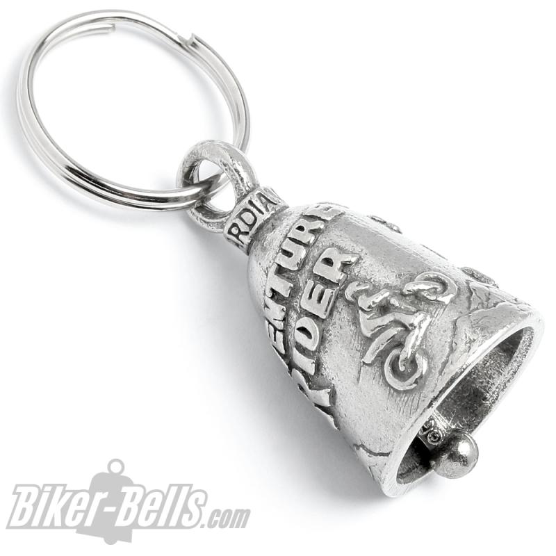 Motorcycle Tour Guardian Bell Adventure Rider Lucky Charm Eat Sleep Ride Repeat