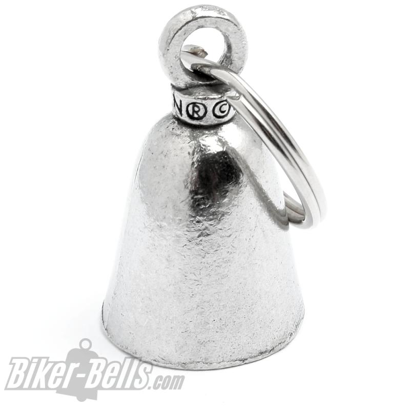 Original Guardian Bell ohne Motiv blanko Biker-Bell Motorrad Glücksbringer Geschenk