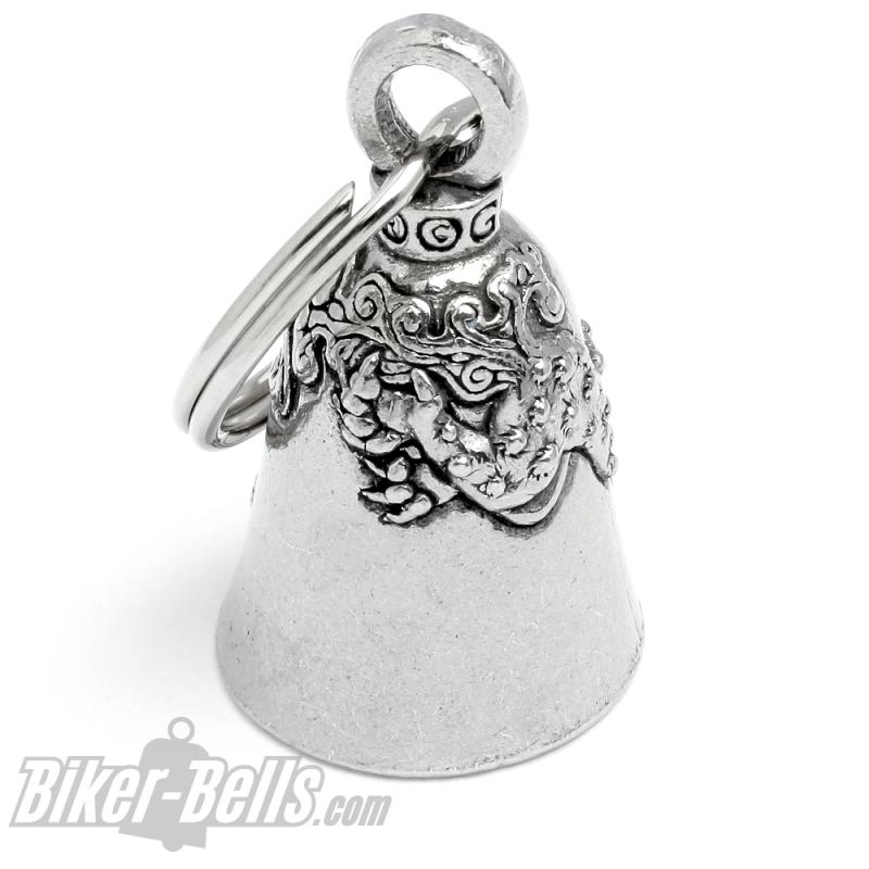 Asian Guardian Lion Foo Dog Guardian Bell Lucky Charm Bell for Motorcycles Gift
