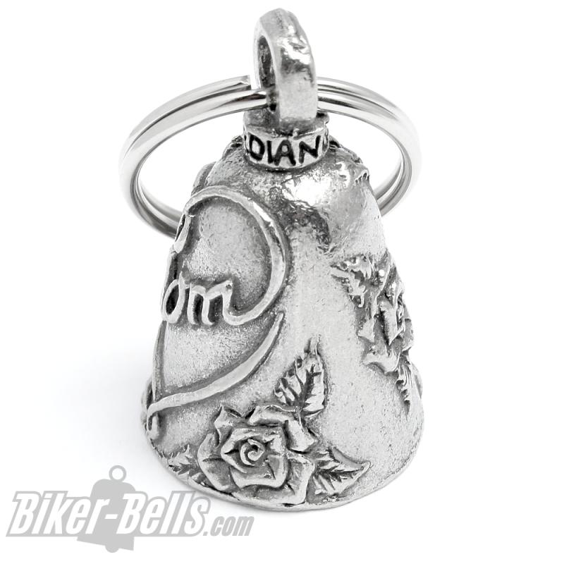 Preview: Mom Guardian Bell für Biker Mamas Muttertag Geschenk Glücksbringer fürs Motorrad